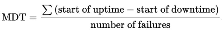 MDT formula